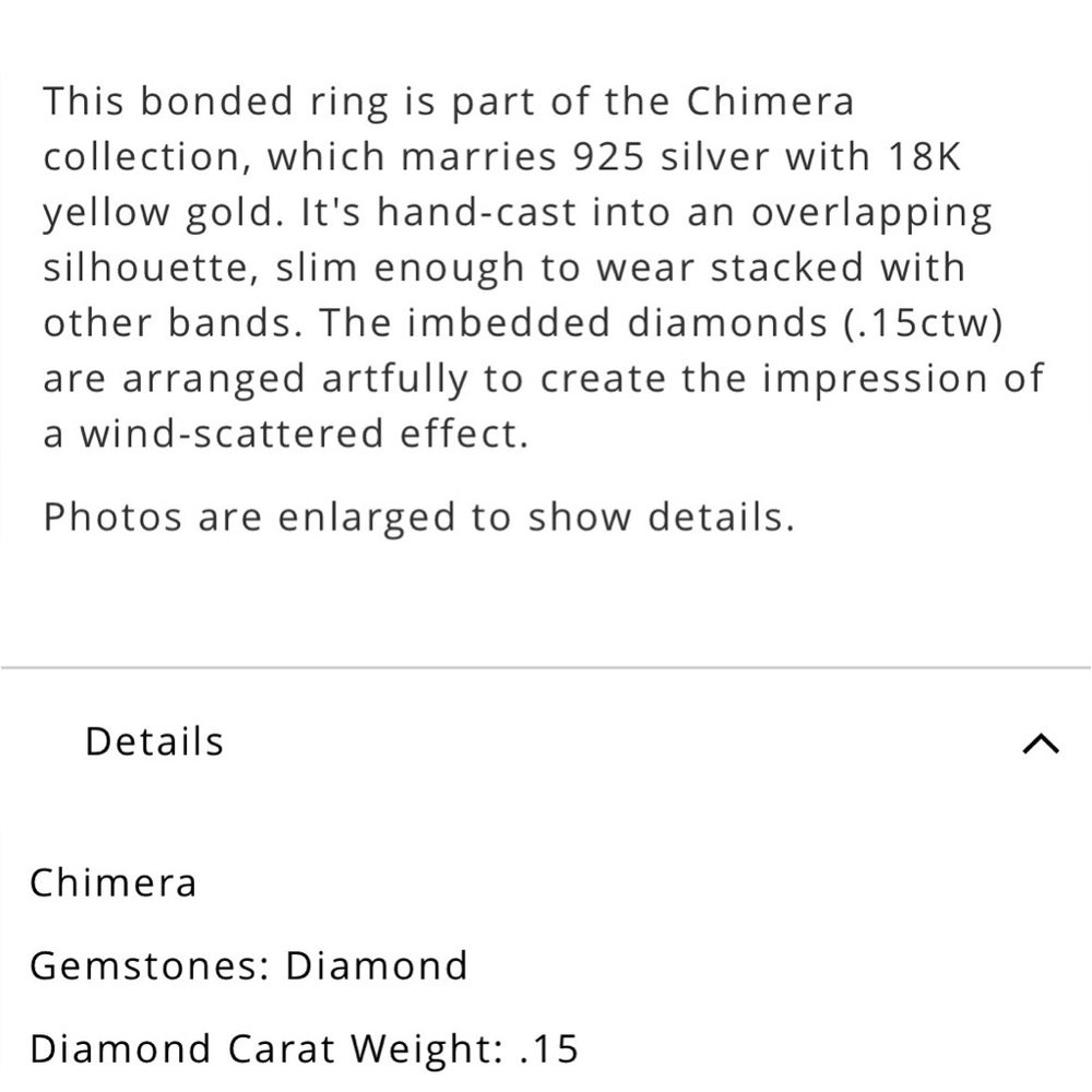 Ippolita 18k Diamond Chimera Bonded Ring - Picture 3 of 3